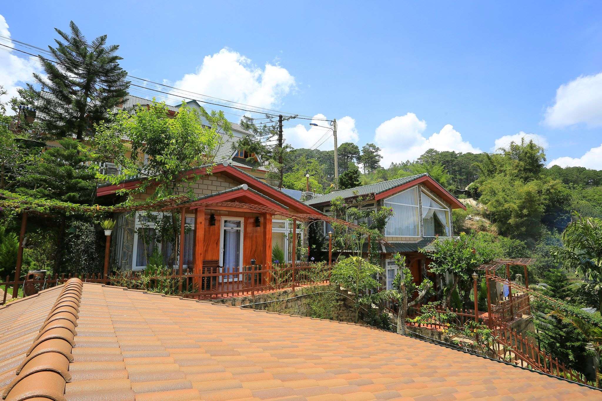 Không gian ngoài trời tại Zen Valley Dalat 